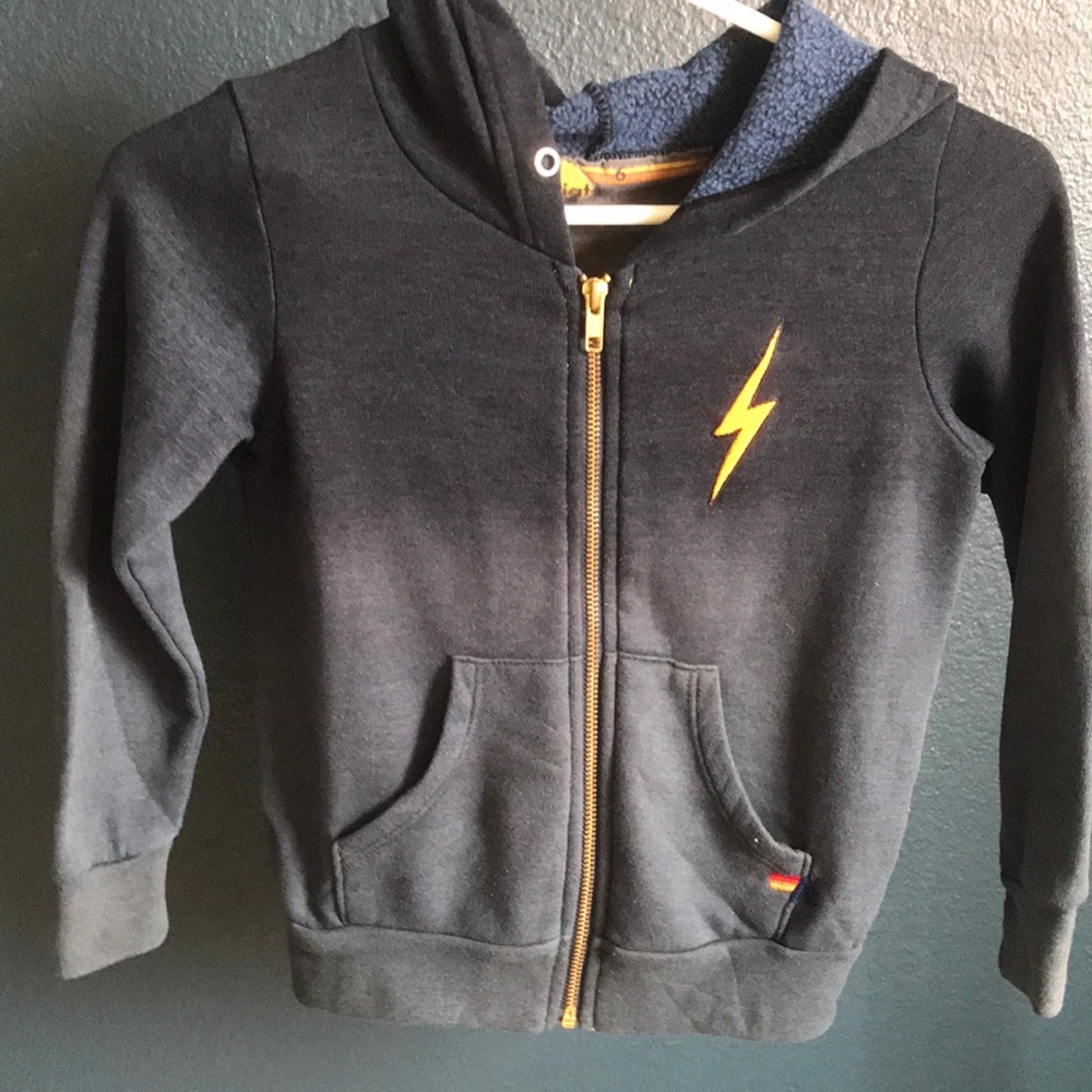 SOLD Aviator Nation Youth Sweatshirt Size 6 *Missing hood string